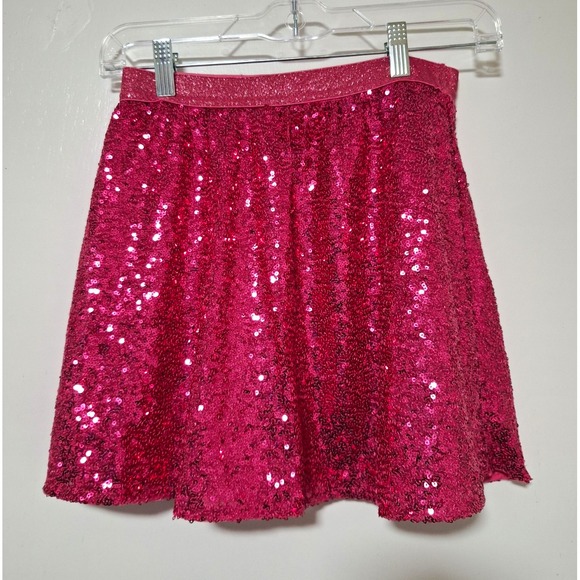 Garanimals Other - 365 KIDS From Garanimals Girls Size 10 Pink Rose Sequin Skirt Elastic Waist